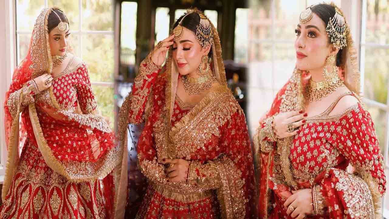 Nawal Saeed’s Bridal Photoshoot Goes Viral, Fans Shower Love on Instagram