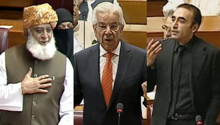 JUI-F and PPP Criticize Khawaja Asif Over AJK Remarks