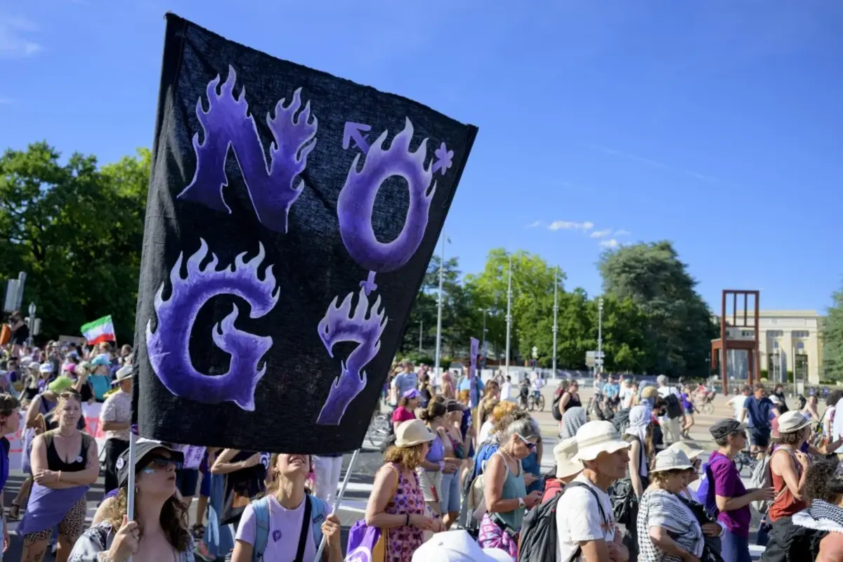 Geneva Peace Protest
